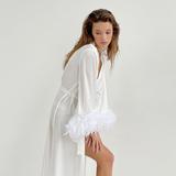 Feather Cuff Rope Dress