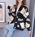 Winter Long Sleeve Knitted Cardigan Sweaters