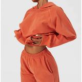 Women Fleece Lined  Activewear Hoodie Set